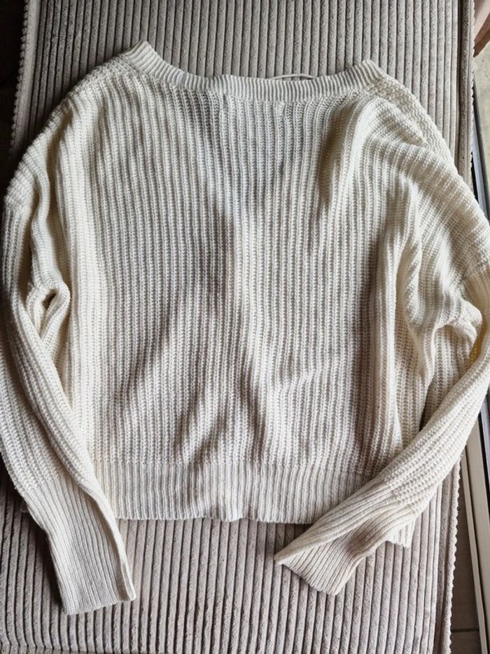 Cardigan blanc cassé - photo numéro 2