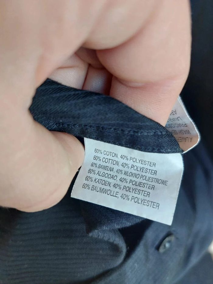 Chemise manches courtes tour de cou 44 / XL Frascati - photo numéro 3