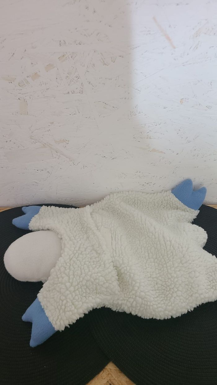 Range pyjama Mouton Blanc et Bleu Françoise Saget - - photo numéro 4