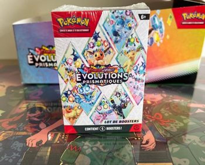 Bundle Évolutions Prismatique EV8.5 6 boosters Pokémon - photo numéro 2