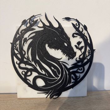 Décoration murale dragon 23cm