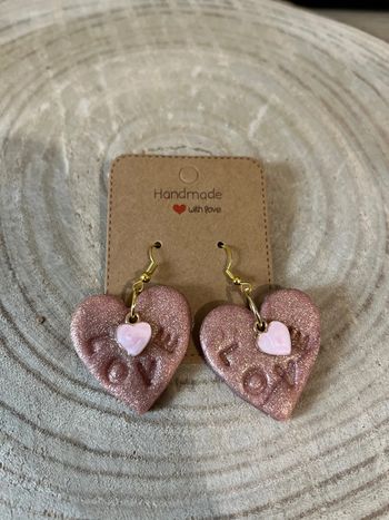 Boucle d’oreille fimo