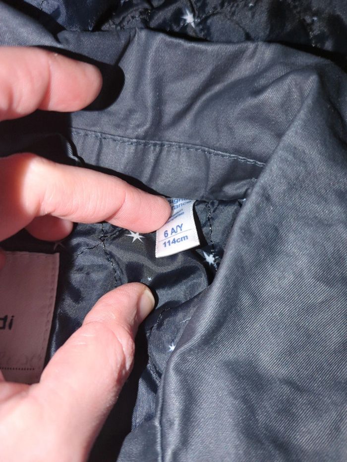 Imperméable trench noir Okaïdi 6 ans fille - photo numéro 3