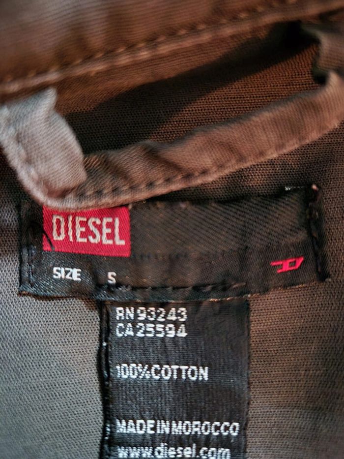 Veste blazer marron diesel femme taille S - photo numéro 7