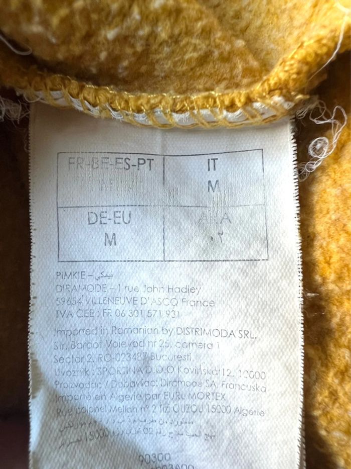 Sweat à capuche Pimkie jaune moutarde - photo numéro 4