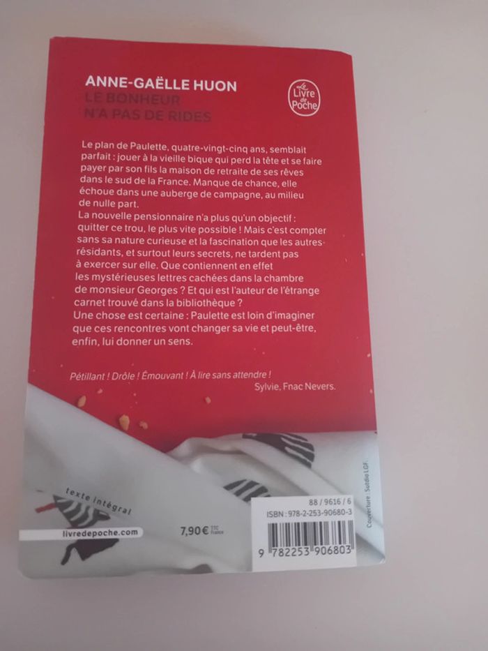 Livre "le bonheur n'a pas de rides" - photo numéro 2