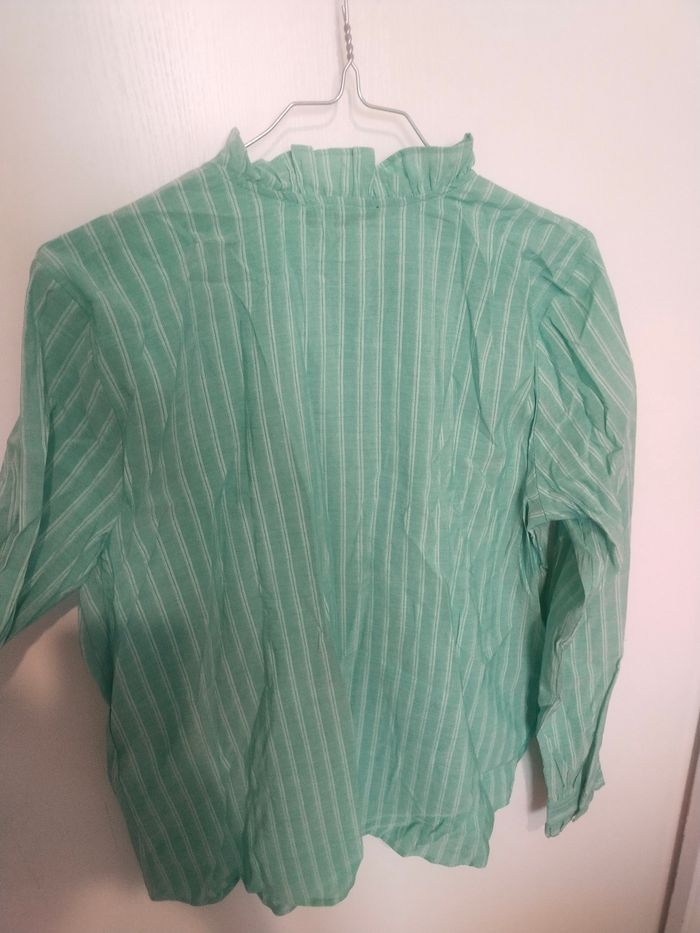 Chemise verte bonobo taille S soit 36/38 - photo numéro 3