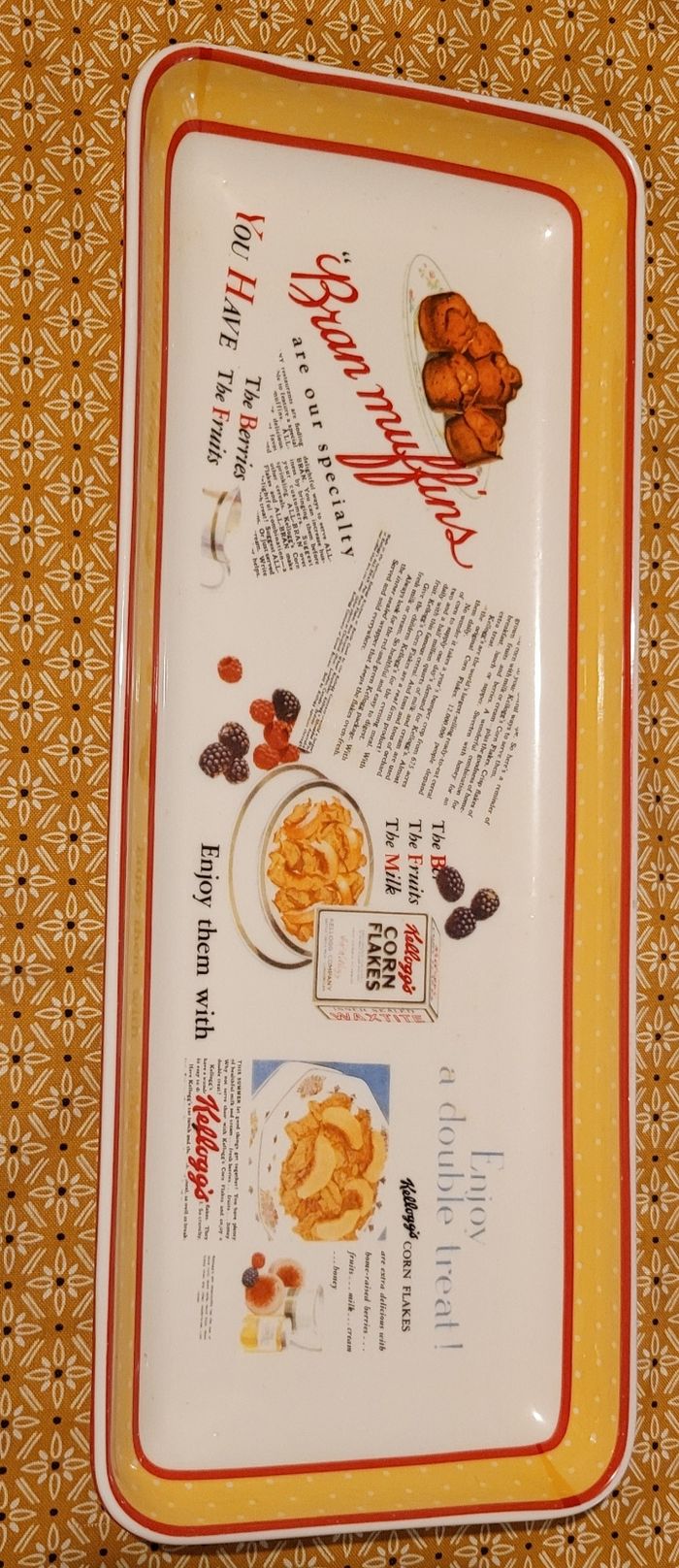 Plat Kellog's vintage