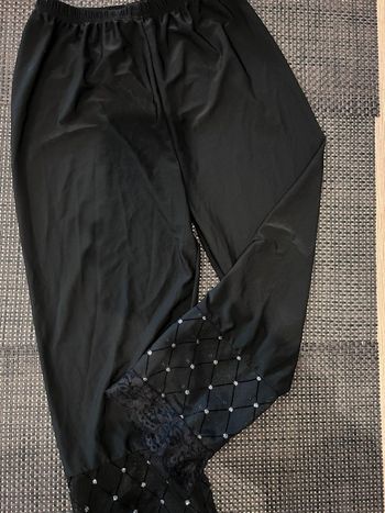 Legging court petit strass