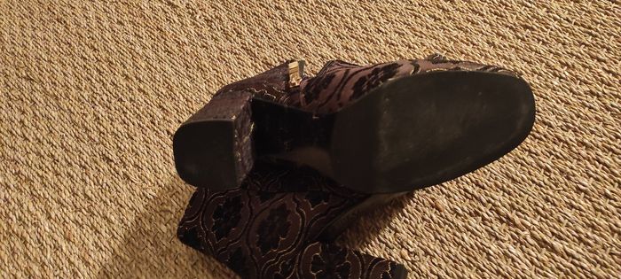 Bottines marron noire et dorée - photo numéro 2