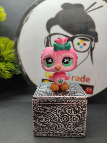 Lps01347 My littlest Petshop Pet Shop Hasbro Owl Hibou Chouette 781 Bird Oiseau