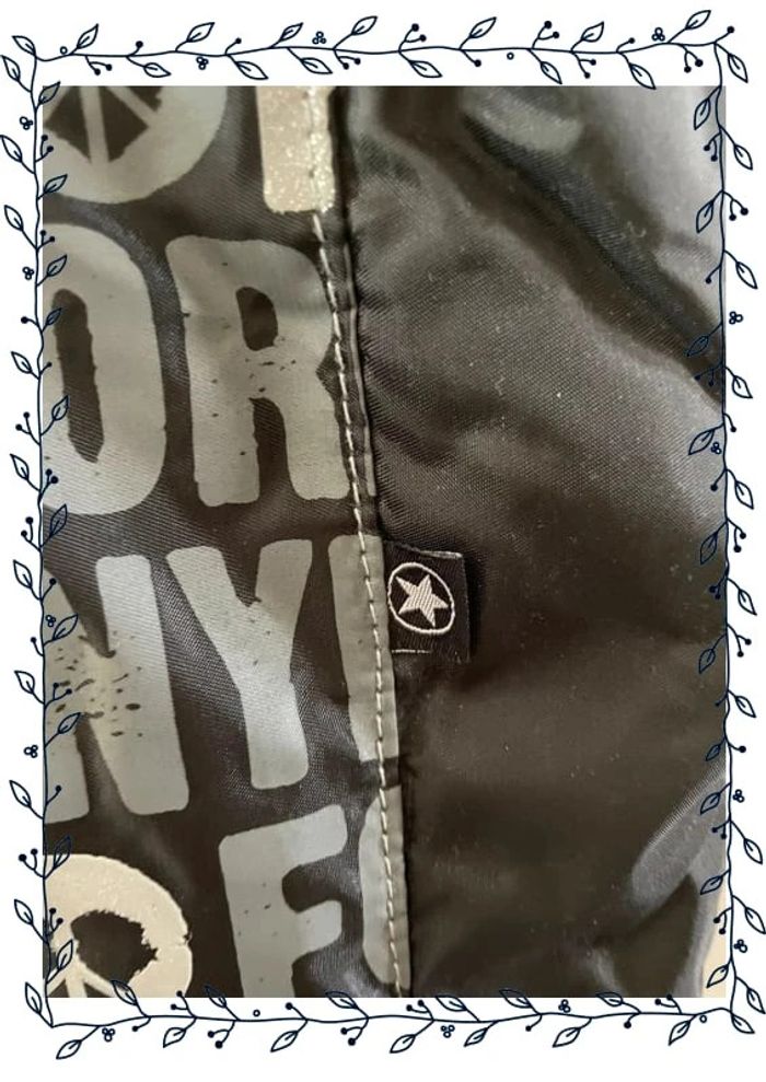 Sac en toile Complices noir à motifs - photo numéro 3