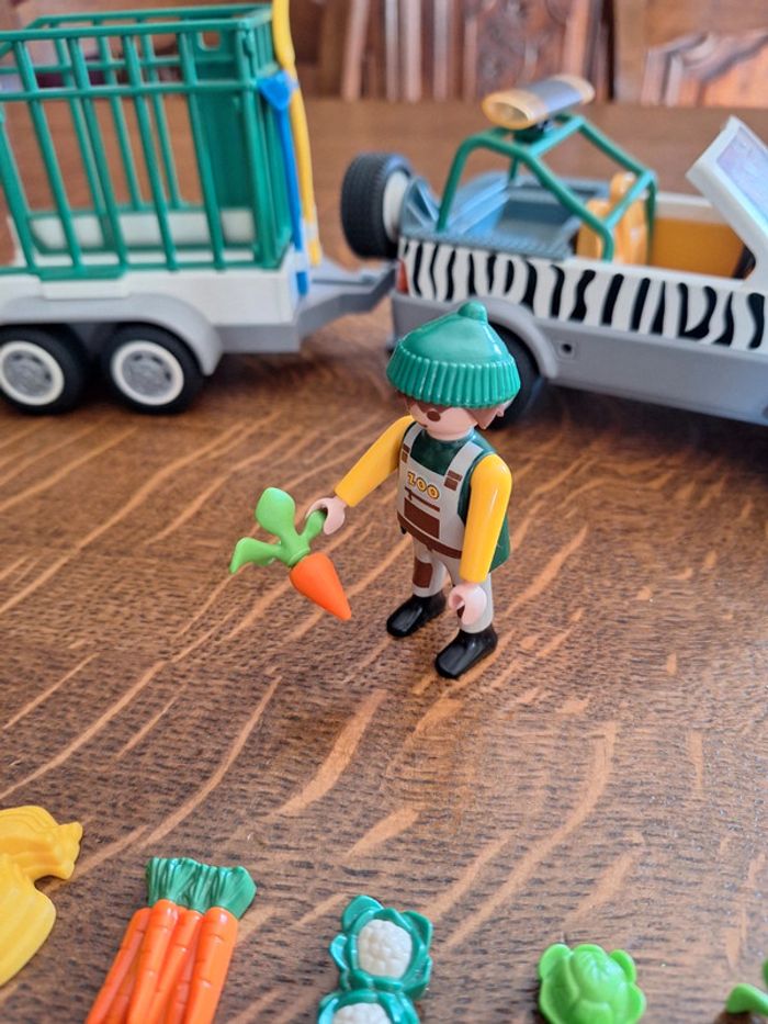 Playmobil jeep transport animaux 4855 - photo numéro 3