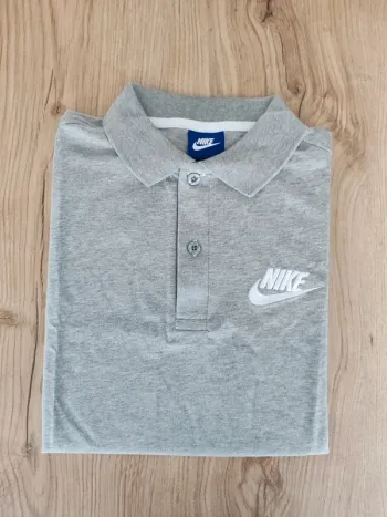 Polo homme taille L t-shirt Nike gris