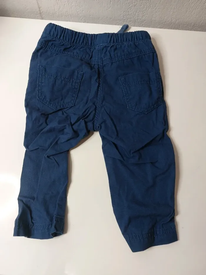 Pantalon bleu marine " Kiabi" - photo numéro 2