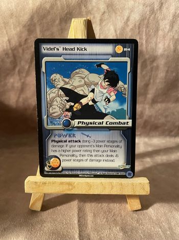 Carte Dragon Ball Z 2000 TCG - Videl's head kick - #IR4 - année 2000