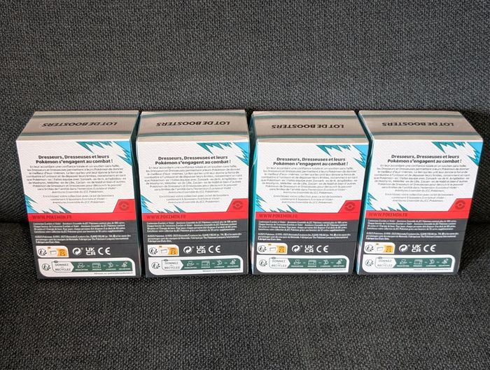 Lot 4 Bundles Pokémon Aventures Ensemble EV09 fr - photo numéro 2