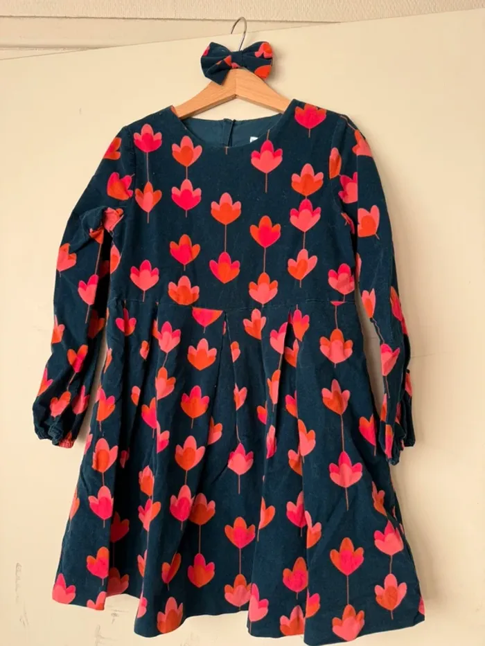 Robe jacadi et barrette