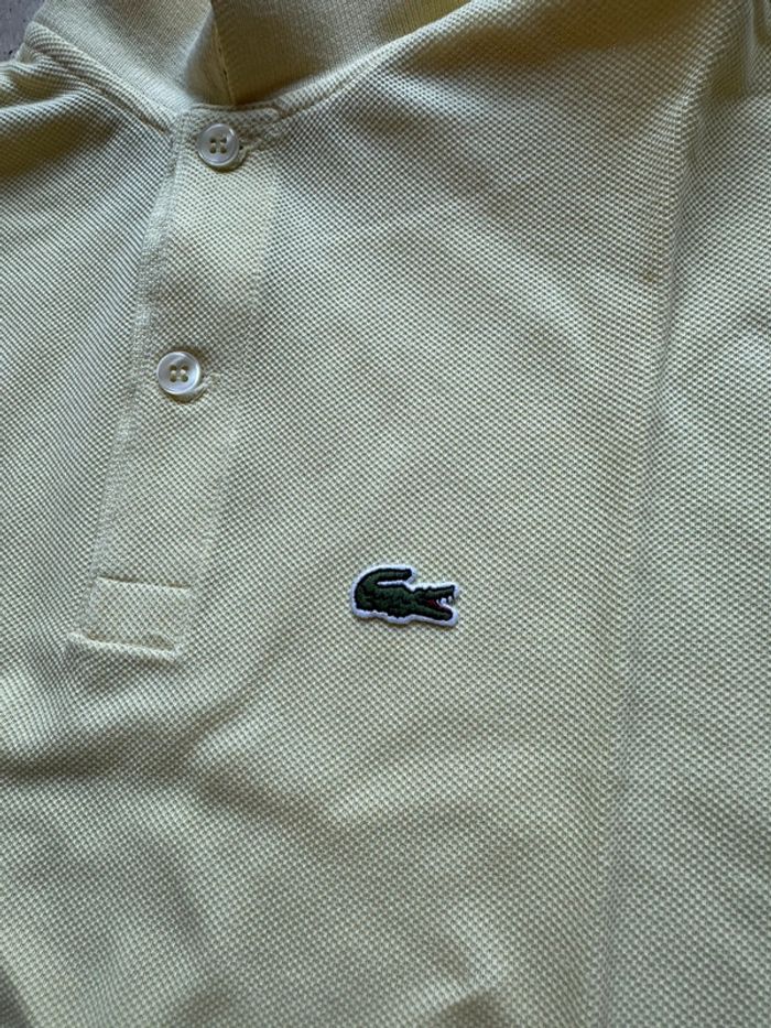 Polo Lacoste Jaune - photo numéro 2