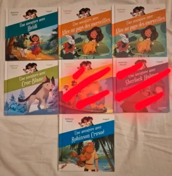 4 livres - collection au pays des Livres (Mc Do)
