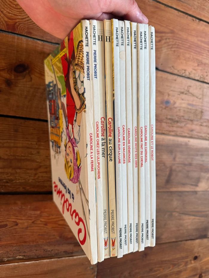 État satisfaisant moyen lot de 11 livres albums Caroline vintage Pierre Probst - photo numéro 15