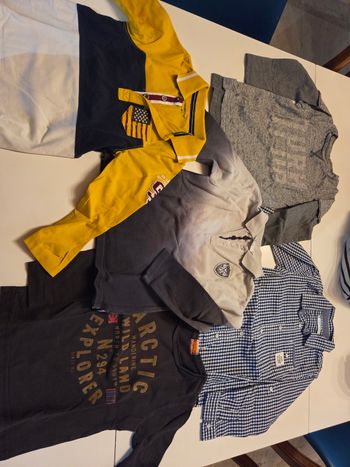 Lot polo manches longues 3 ans