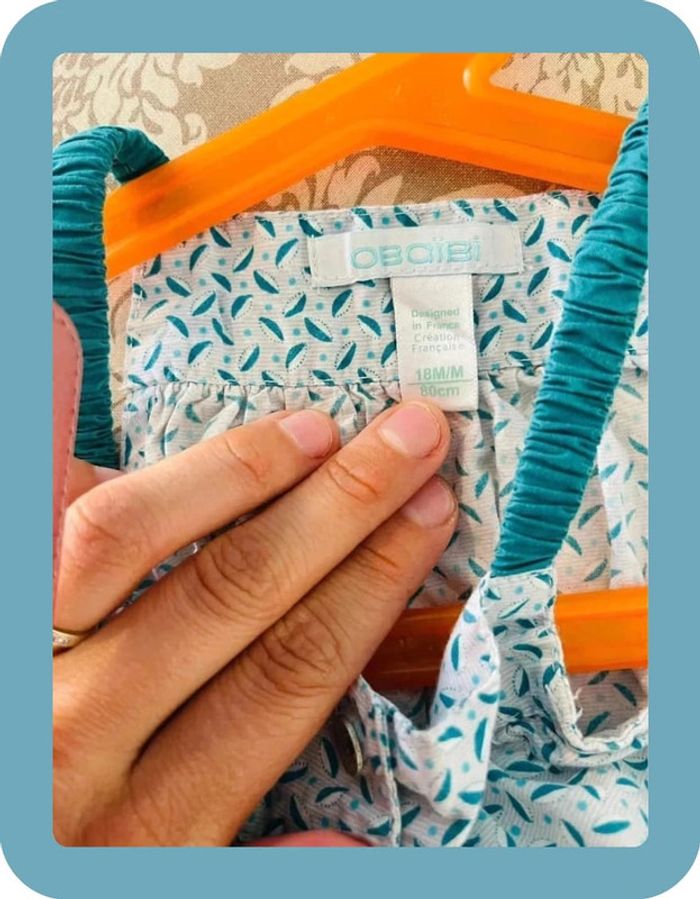 Superbe combi short 18 mois obaibi - photo numéro 3
