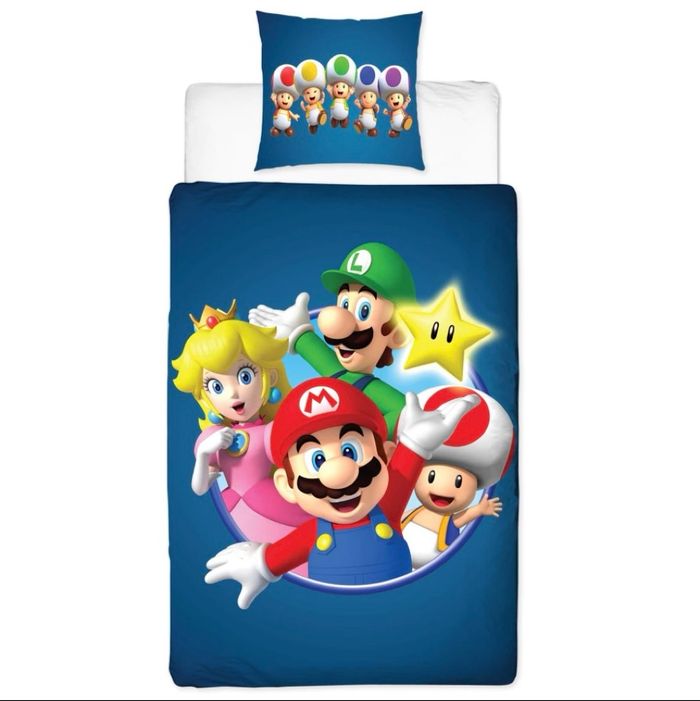 Housse de couette + Taie MARIO - NINTENDO - NEUF