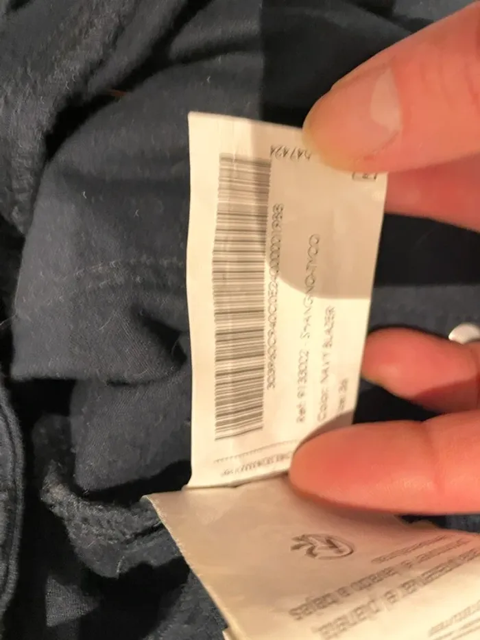 Jean slim bleu marine Cache Cache femme taille 36 en très état - photo numéro 7