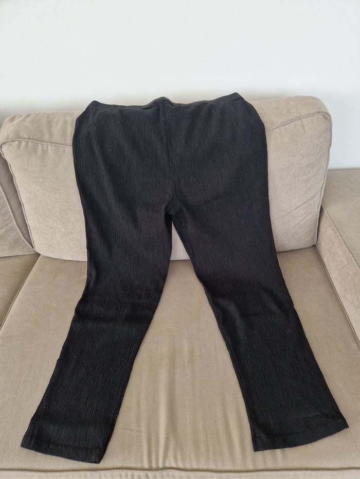 Pantalon noir drappé élastique Balsamik - photo numéro 9