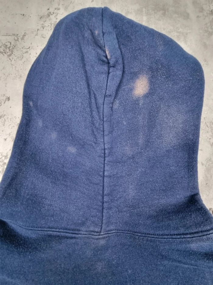 Pull capuche universitaire bleu, M Hommes - photo numéro 7