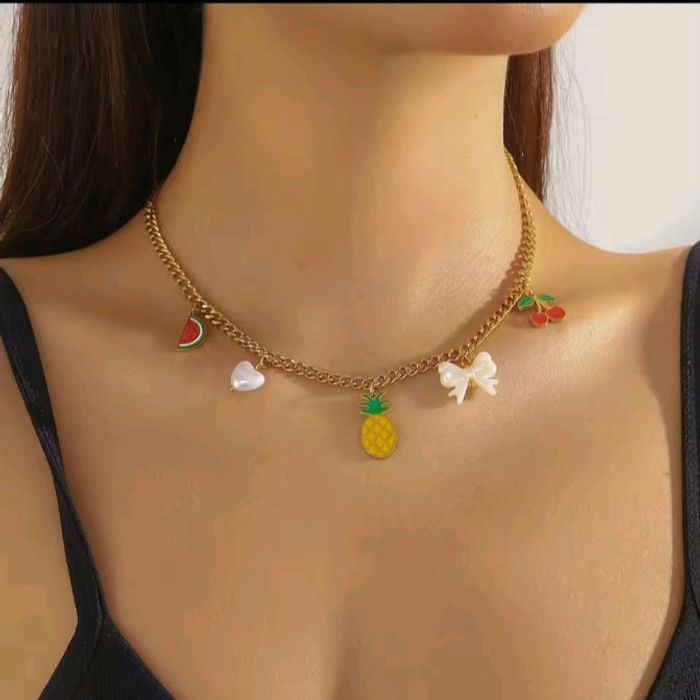 Collier ananas   ✅