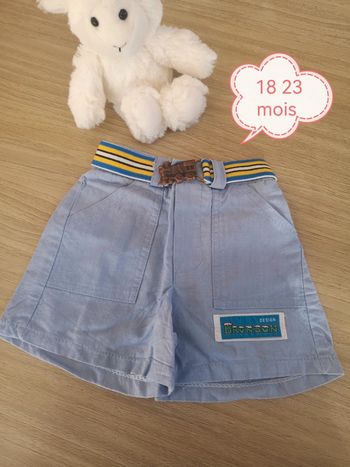 Short bleu clair