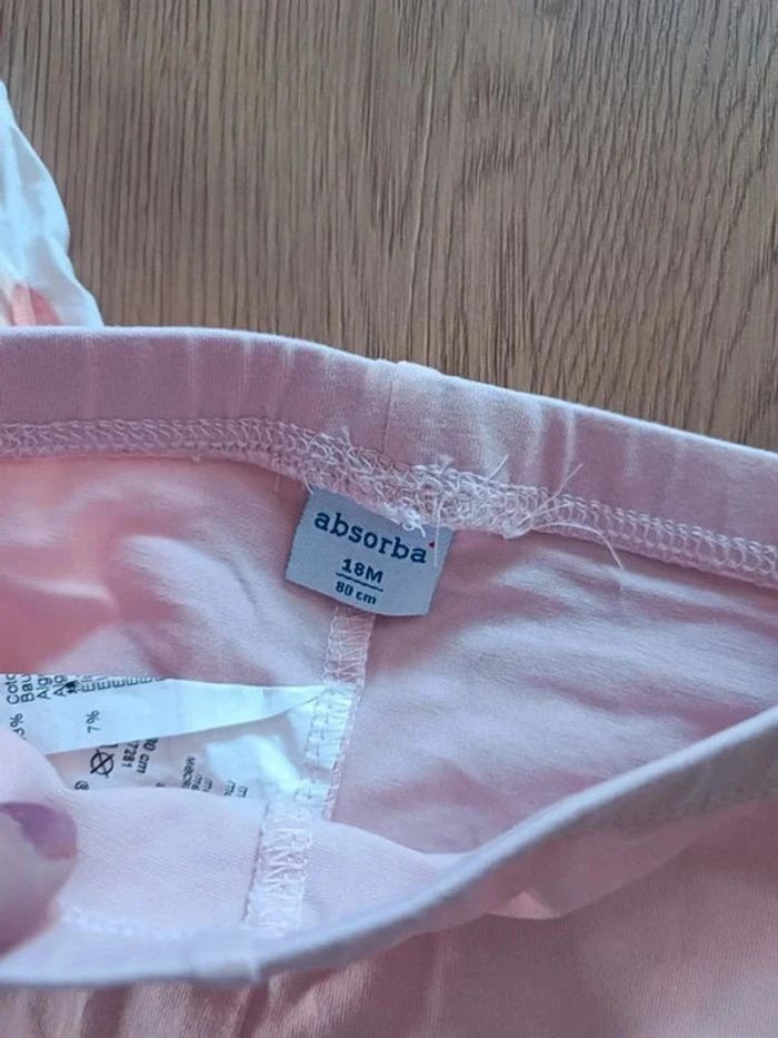 Ensemble absorba tunique + legging + un legging Zeeman 18mois - photo numéro 3