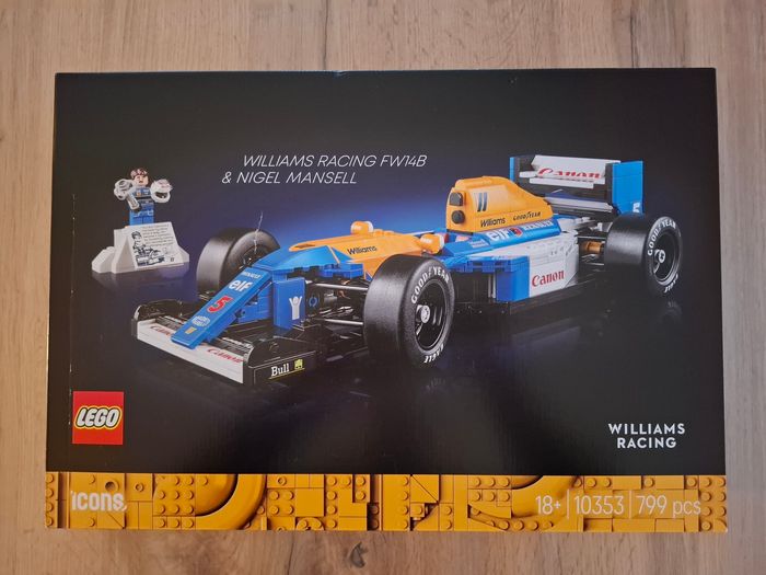 LEGO Icons 10353 - Williams Racing FW14B et Nigel Mansell - photo numéro 3