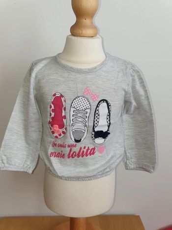 T-shirt ML Lolita 18 mois Gemo