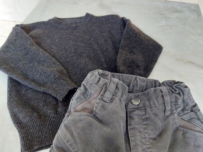 Ensemble pull pantalon garçon 3 ans - photo numéro 2