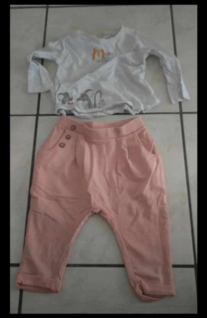 Ensemble pantalon et tee shirt