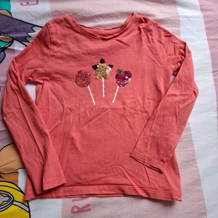 Lot t-shirts fille 4 ans - photo numéro 6
