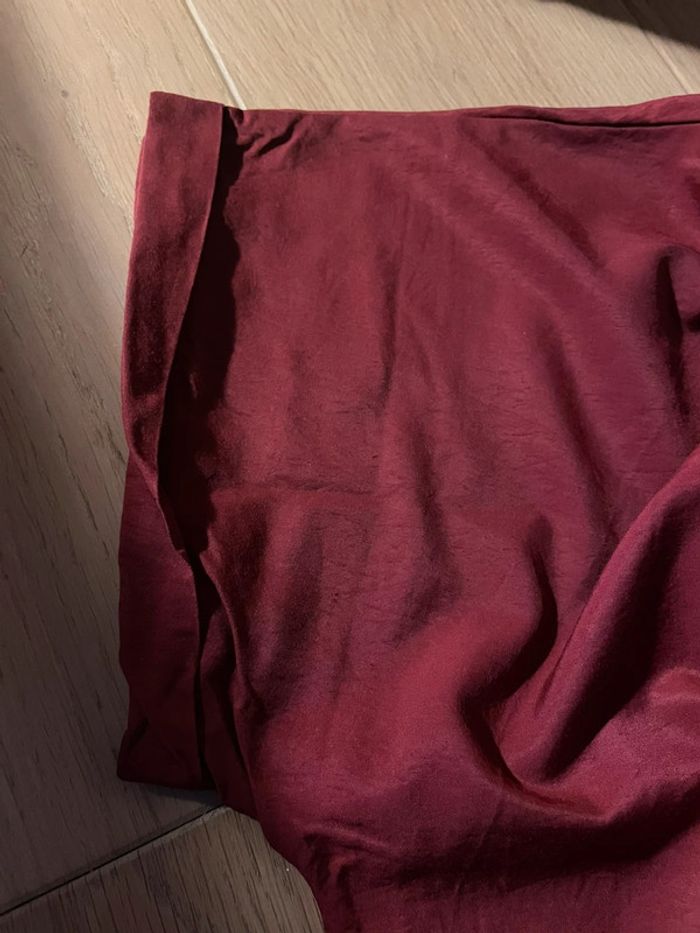 Robe chemise large bordeaux - Tex - M - photo numéro 4