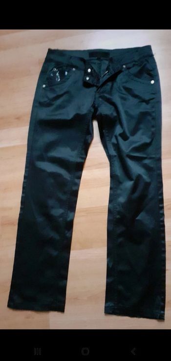 Pantalon habillé satiné