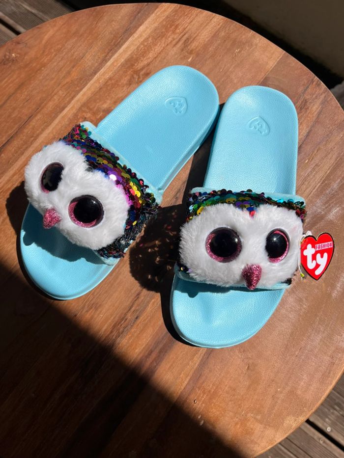 Chaussons TY fille – Taille 35 / 8-10 ans – Neuf 💙 - photo numéro 10