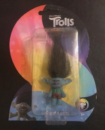 Figurine gomme 3D »Dreamworks »Troll bleu