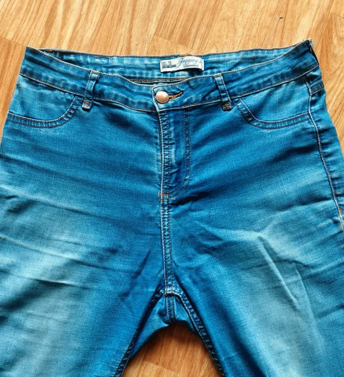 Jean skinny bleu délavé denim - Taille 36 C&A - photo numéro 4