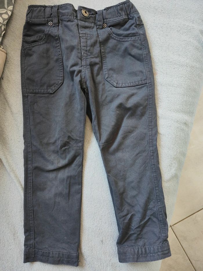 Jean Vertbaudet 3 ans gris foncé