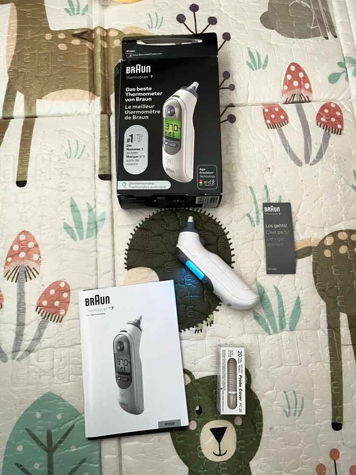 Thermomètre braun Thermoscan 7 + recharges - photo numéro 6