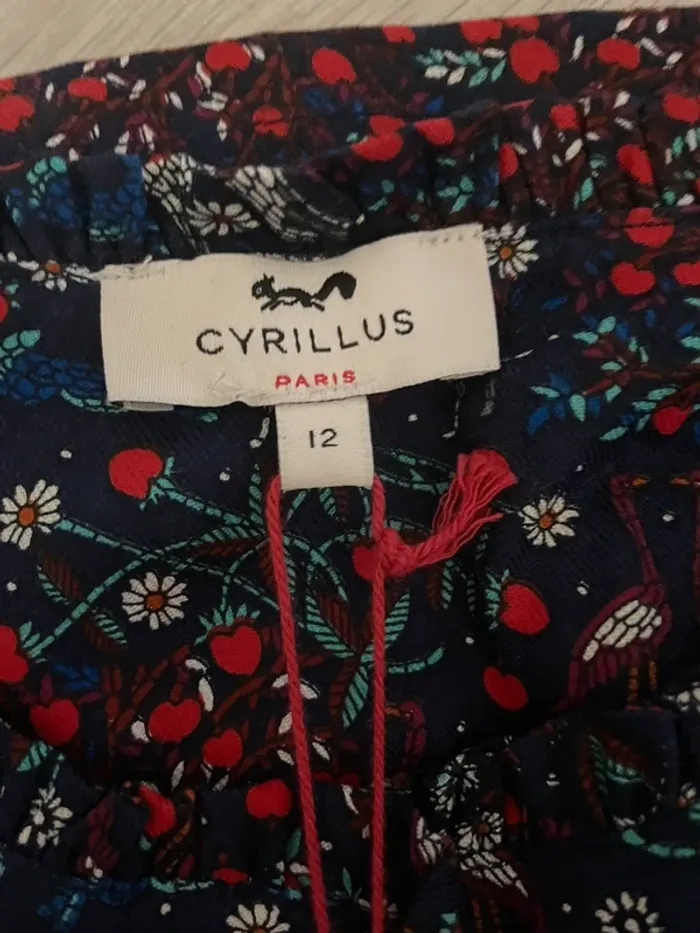 Robe longue a motif cyrillus - photo numéro 3