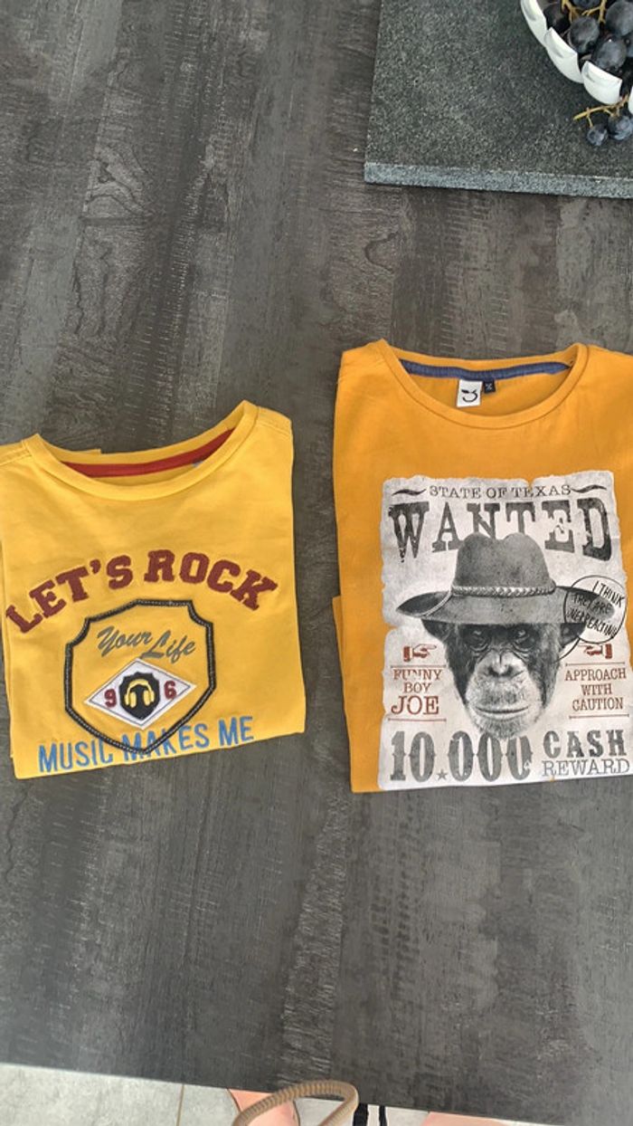 Lot de 2 tee shirts manches longues