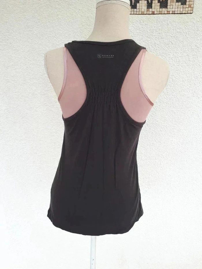 12 € Débardeur de sport gris / rose de la marque Domyos - photo numéro 5