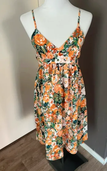Emi jo robe d’été imprimée, fleurs taille M/L